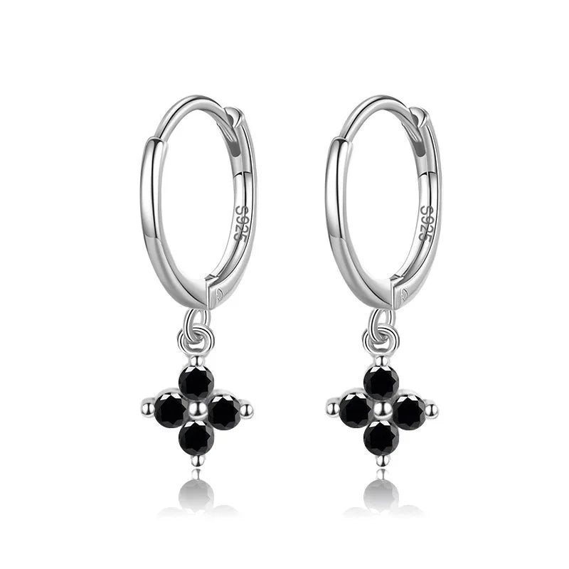 Colored Zircon Hoop Earrings DA2653