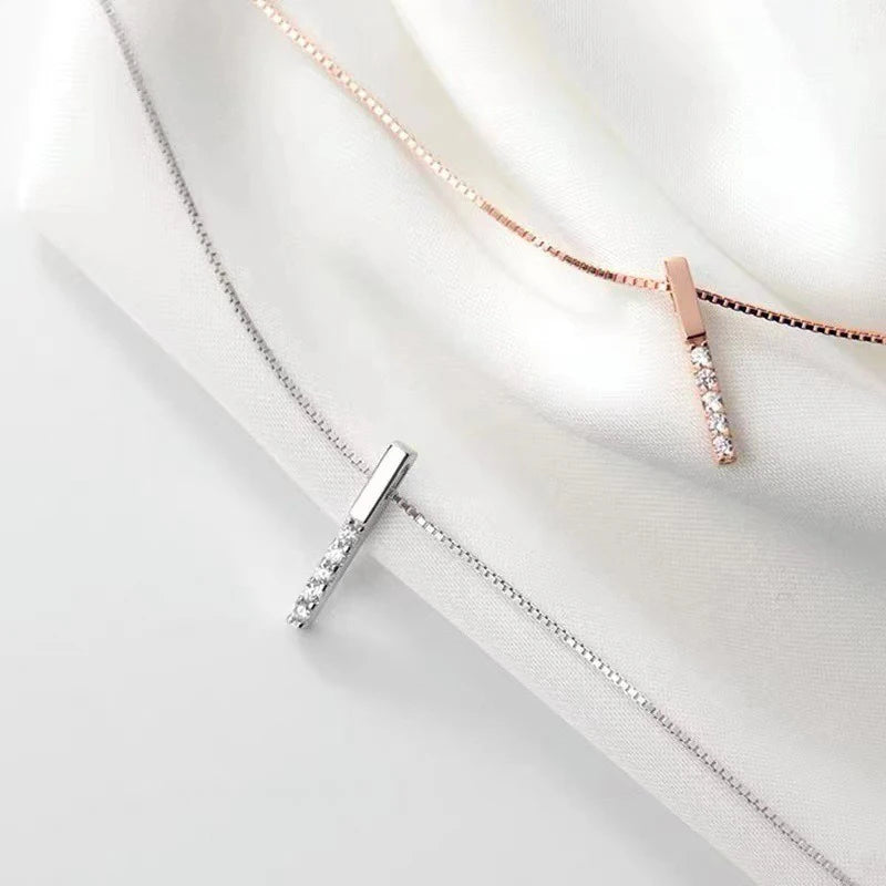 Geometric Rectangular Bar Necklace DS4846