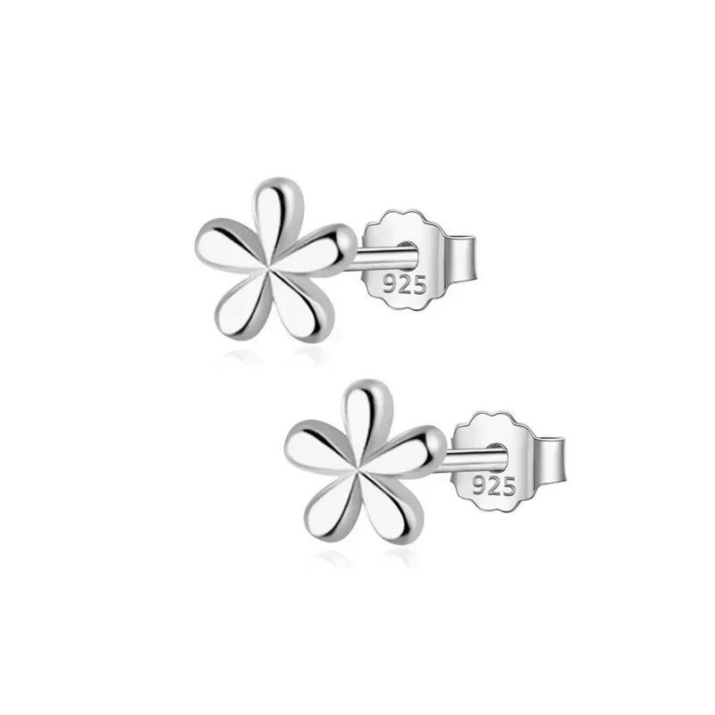 Mini Flower Charm Stud Earrings  DA1377