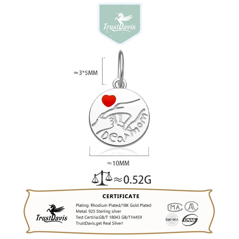 Fashion Family Heart Pendant DZ1935