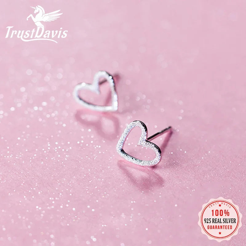 Heart Stud Earrings DS196