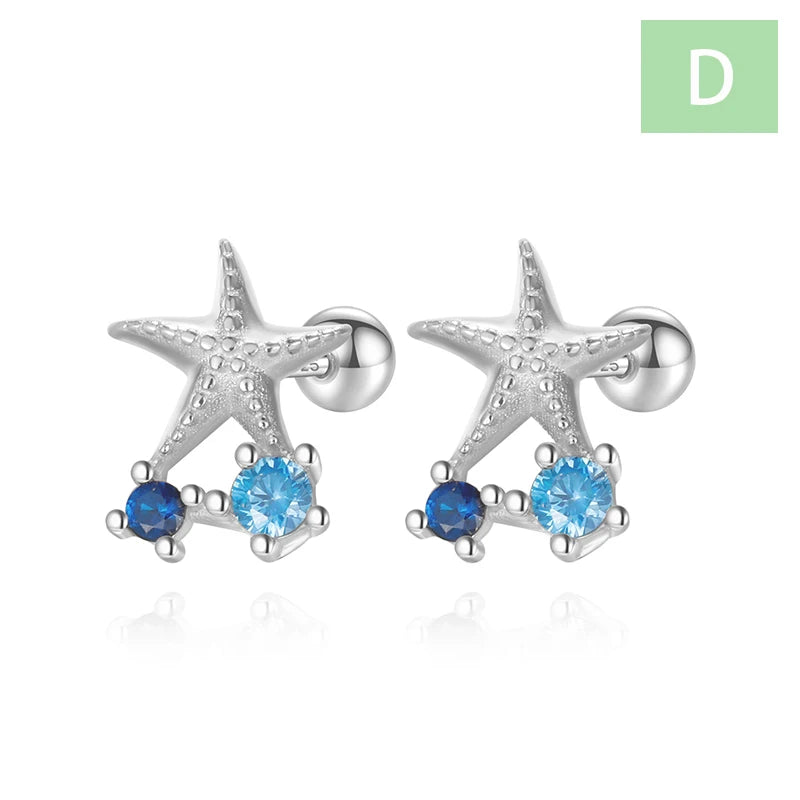 Sea Shell Stud Earrings Gift DS4572