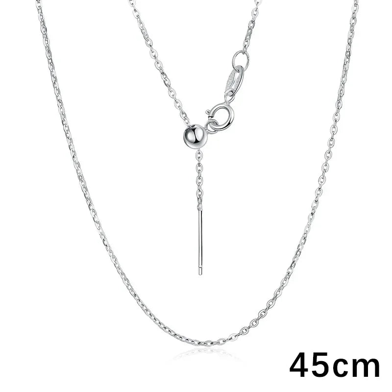 26 Letter Silver Necklace DA3148