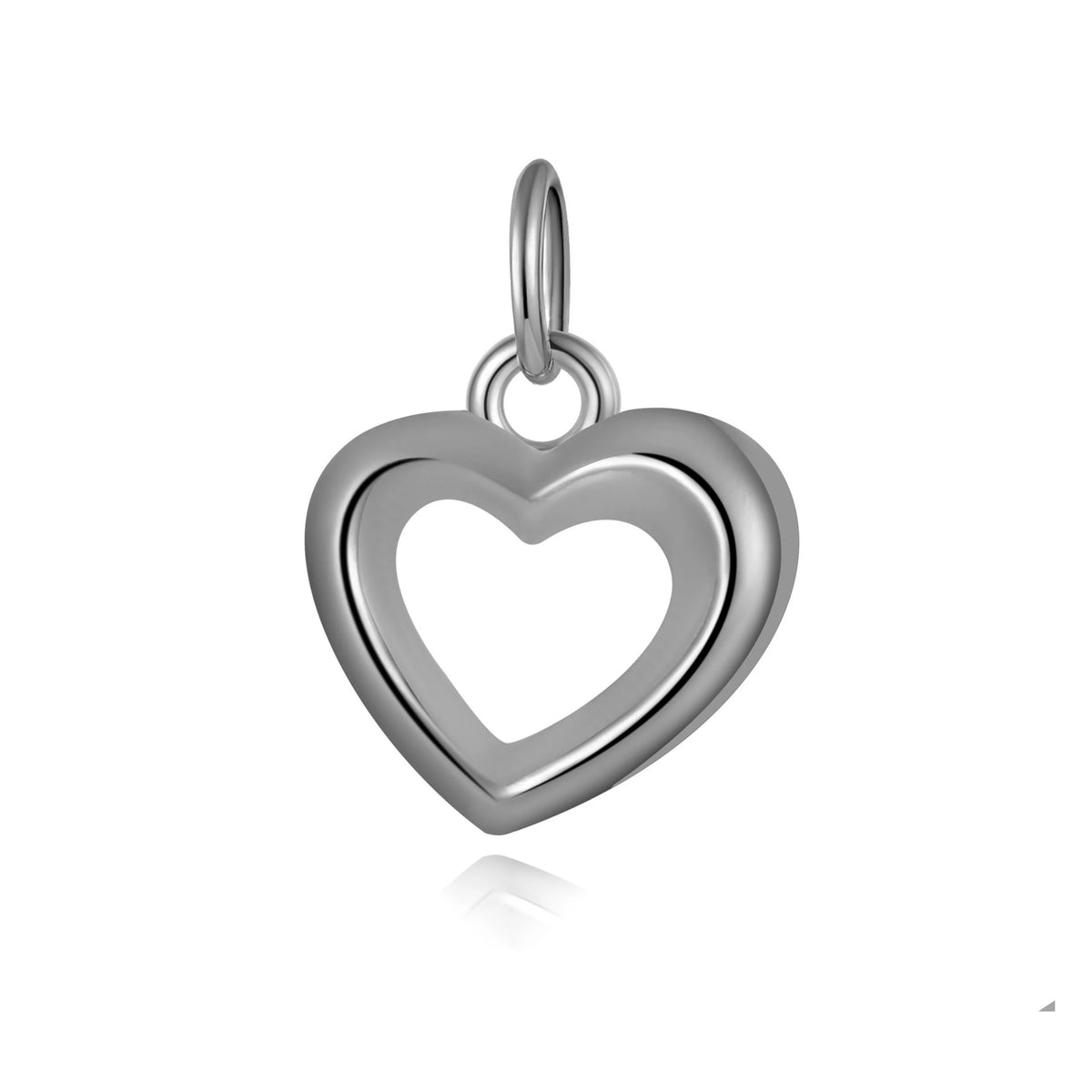 Hollow Heart Charm Pendant for Women Handmade DIY Accessories Jewelry DZ1032