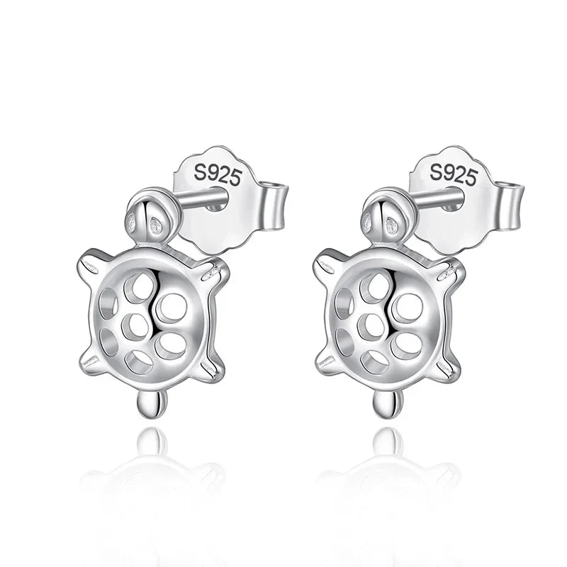 Trustdavis Genuine Fashion 925 Sterling Silver Sweet Cute Animal Little Cat Stud Earrings For Women Girl Kids Lady Jewelry DA261