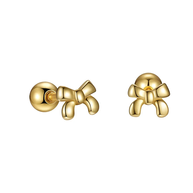 Bow Screw Earrings DS4840
