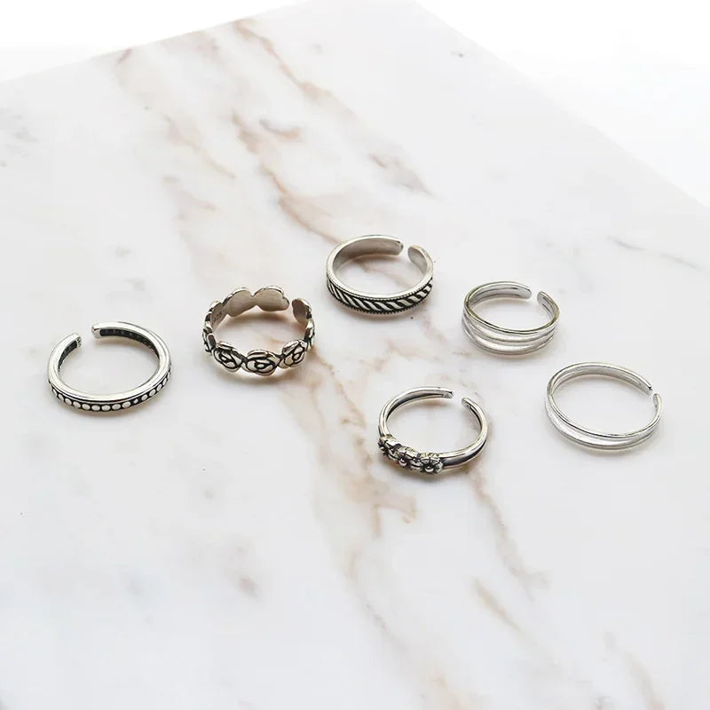 TrustDavis Real 925 Sterling Silver Fashion Knuckle Ring Tail Ring Foot Ring For Women Wedding Party Fine S925 Jewelry DA1947