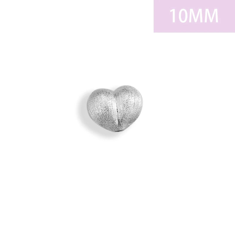 Bracelet Necklace Fashion Glossy Heart Separator Beads DZ1791