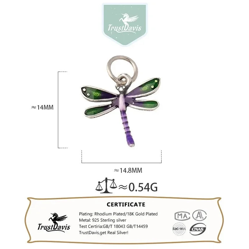 Insects Dragonfly Pendant DIY Accessories DZ1654