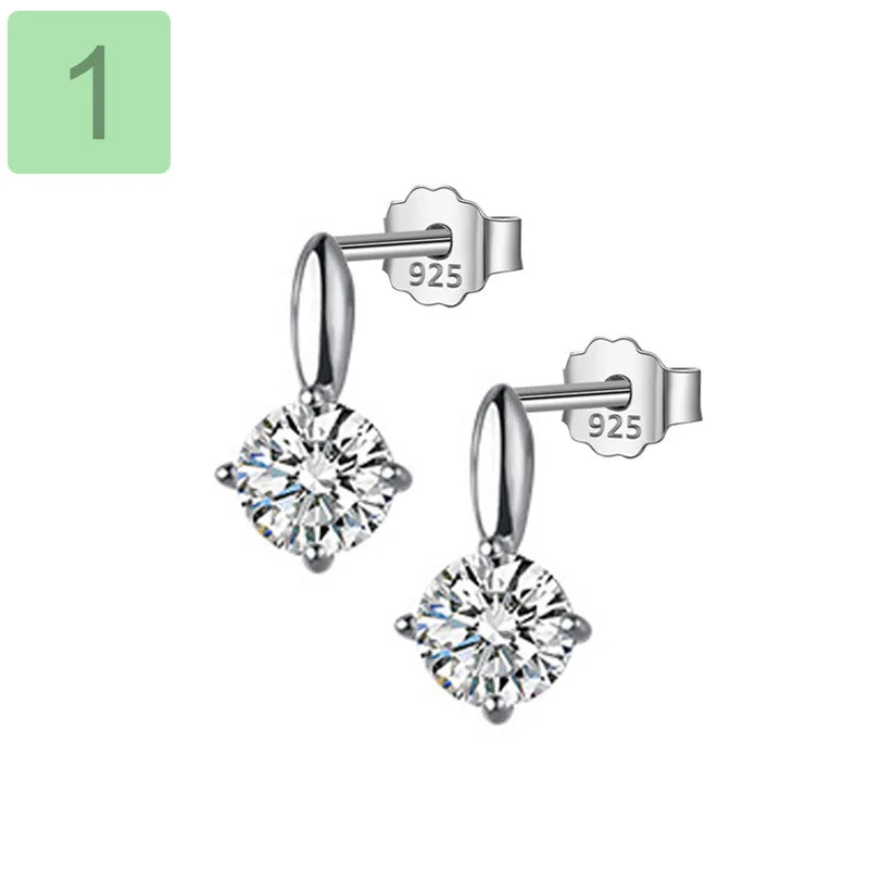 Fashion Pearl CZ Stud Earrings DA2125