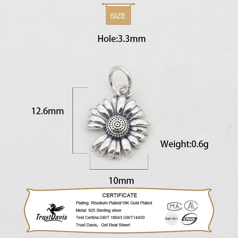 Flower Pendant DIY Necklace Bracelet Accessories HY815