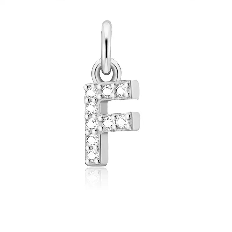 26 Letter Pendant Shiny Charm Pendant DIY Accessories Jewelry DZ423