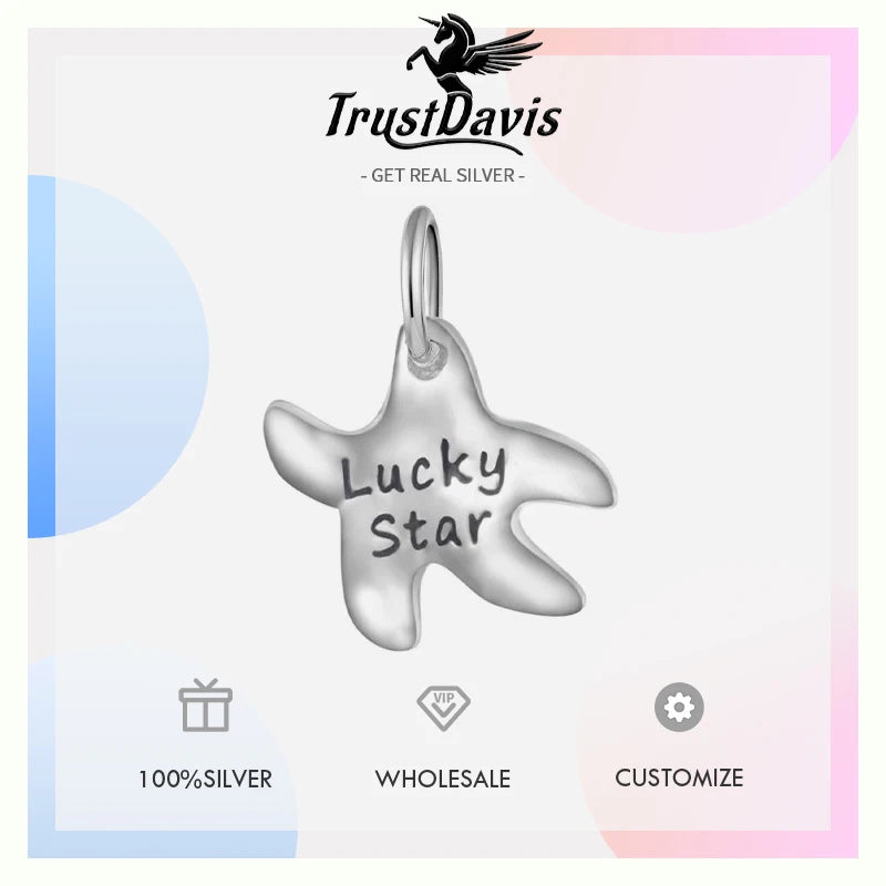 Fashion Lucky Star Charm Pendant DZ1774
