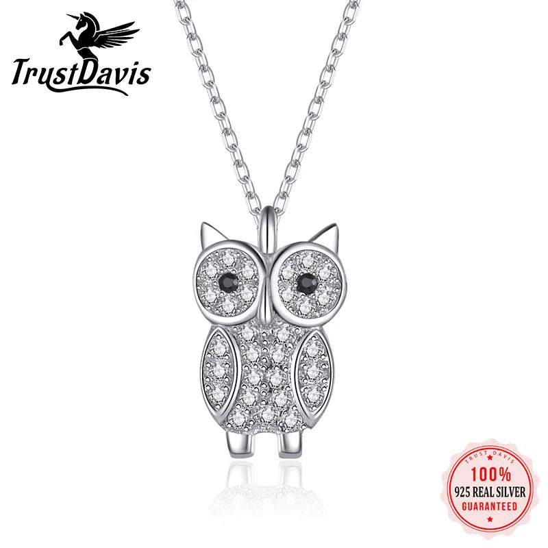 Owl Necklace Animal Pendant Necklace DS2001