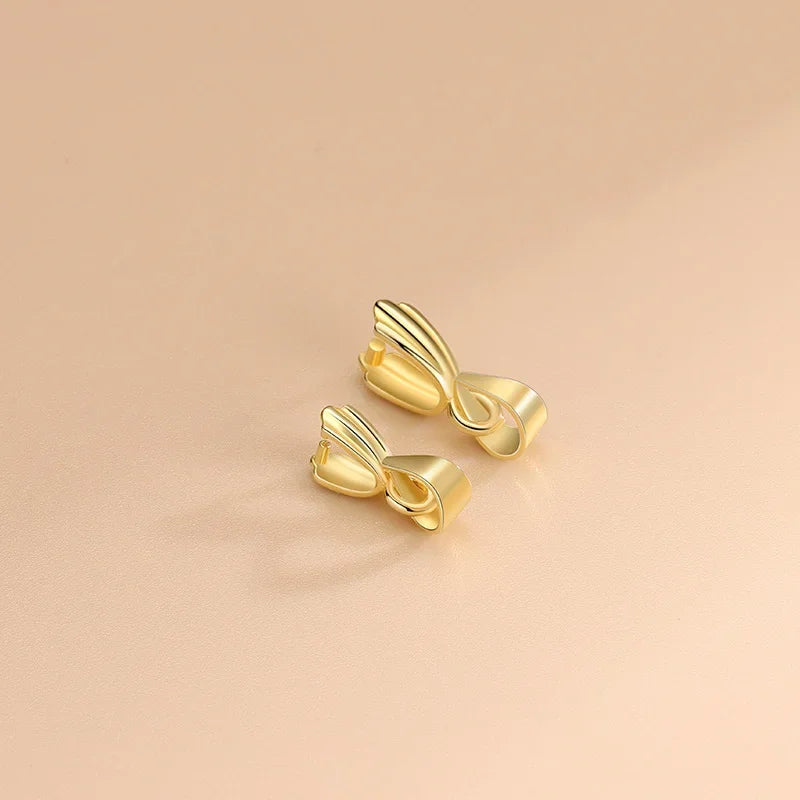 TrustDavis Real 925 Sterling Silver Pattern Edge Jade Clip DIY Jewelry Accessories K-gold Plated Rope Jade Pendant Button DZ753