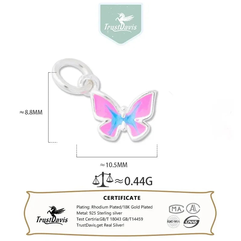 Butterfly Pendant Handmade DIY Accessories DZ1664