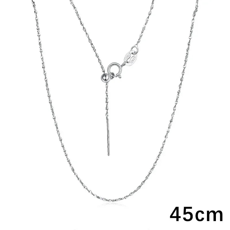 26 Letter Silver Necklace DA3148
