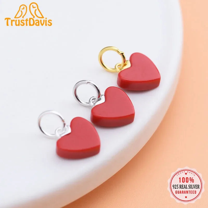 Heart Charms For Bracelet Or Necklace DIY Accessories HY032