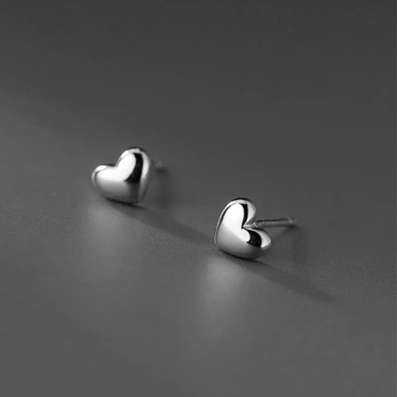 New Ellipse Charm Stud Earrings DB097