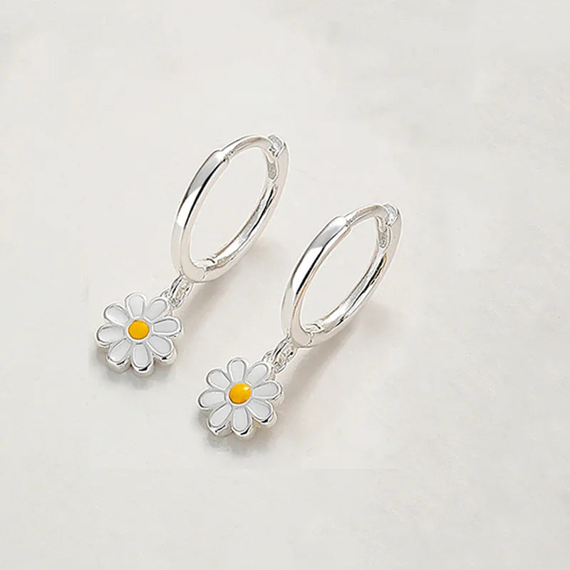 Fashion Sweet Flower Hoop Earring DS4117