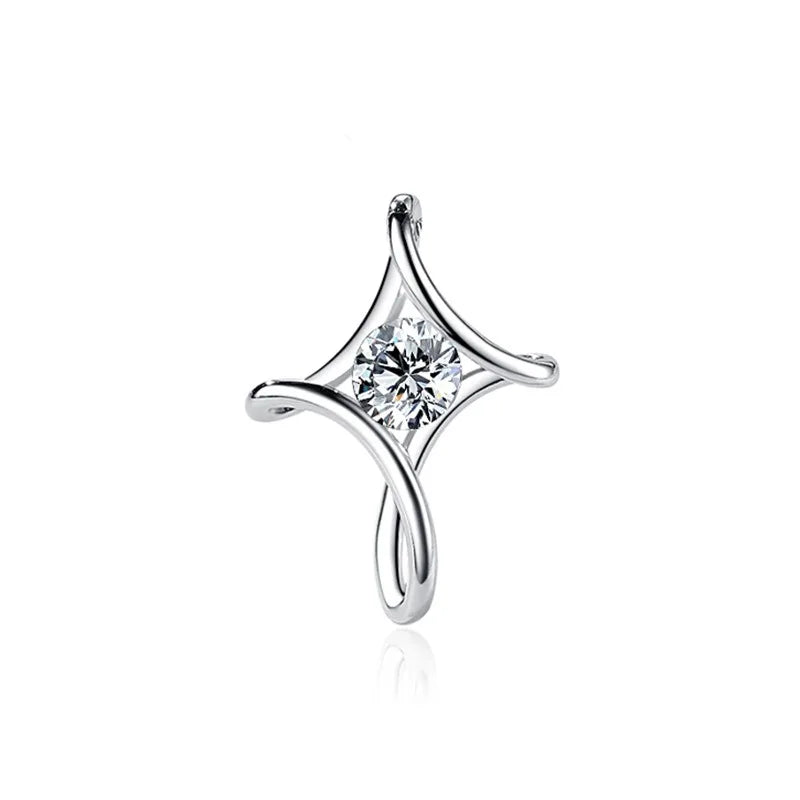 Fashion Simple Cross Zirconia Pendant Handmade DZ1755
