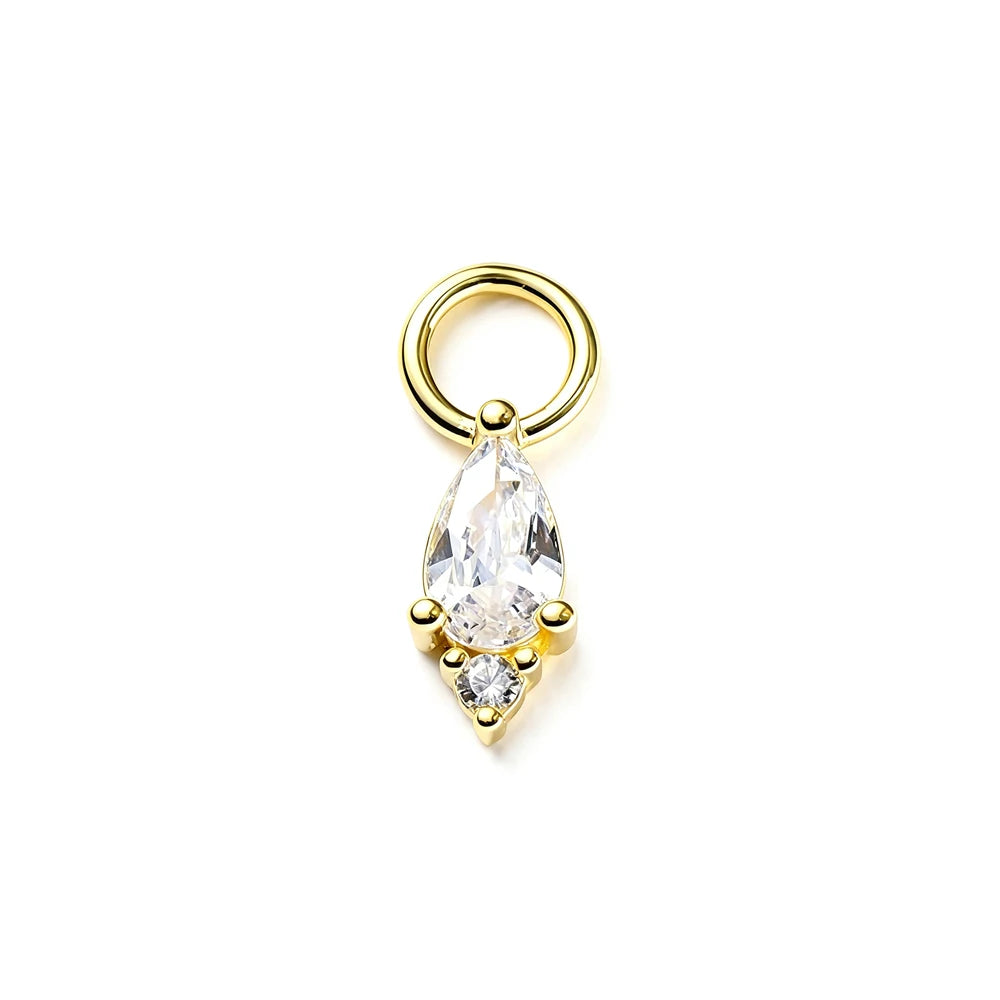 Fashion Gem Star Charm Pendant DZ1822