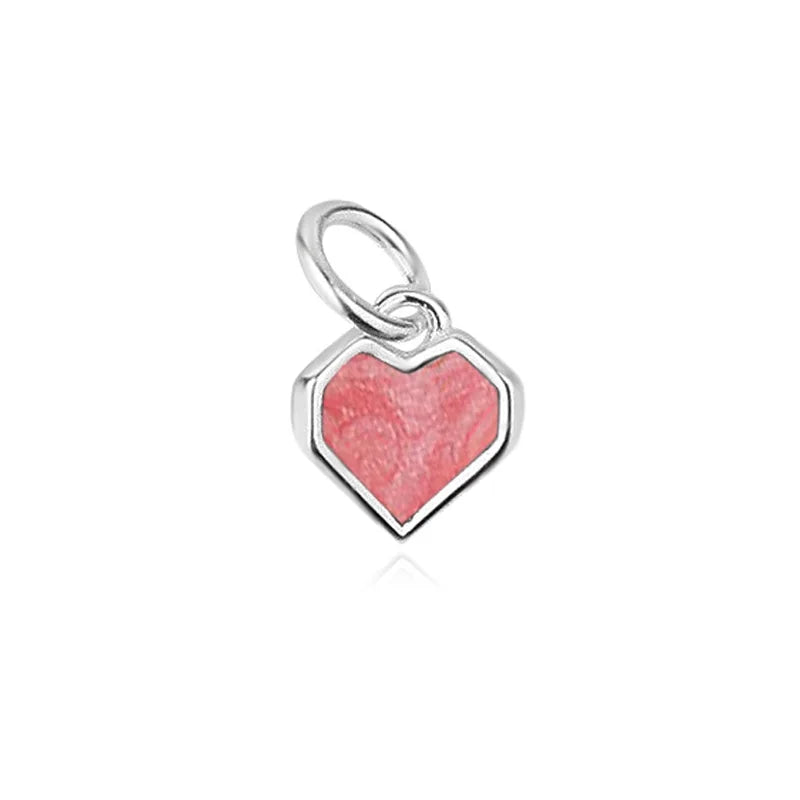 Heart Charm Pendant Handmade DIY Accessories DZ1710