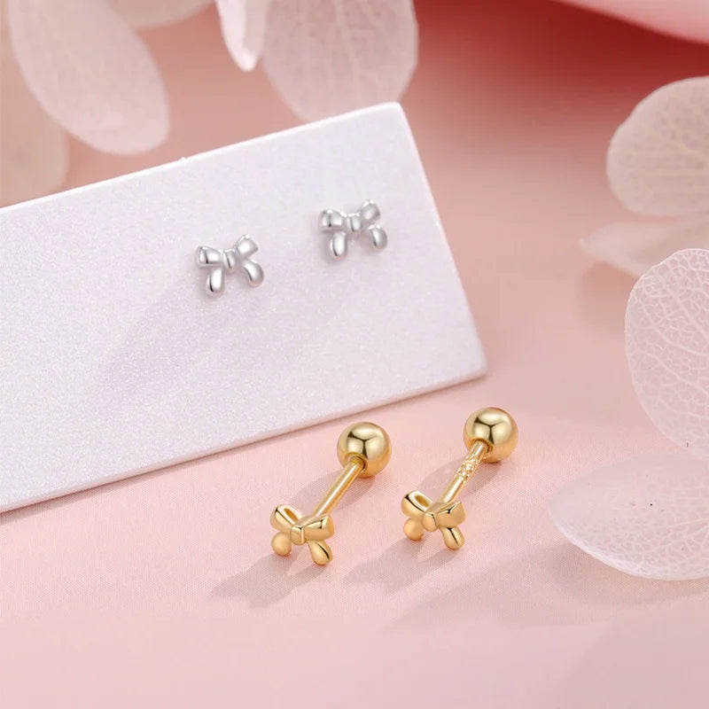Bow Screw Earrings DS4840