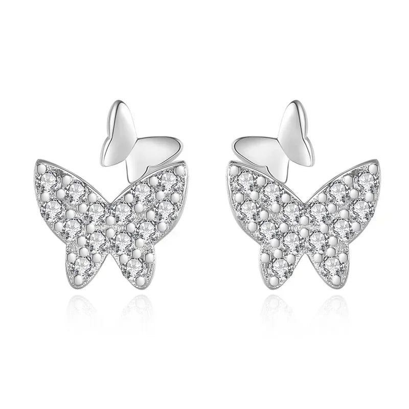 TrustDavis 100% 925 Sterling Silver Star Starfish Stud Earrings Women's Fashion Jewelry 925 Factory Wholesale Lots DS495