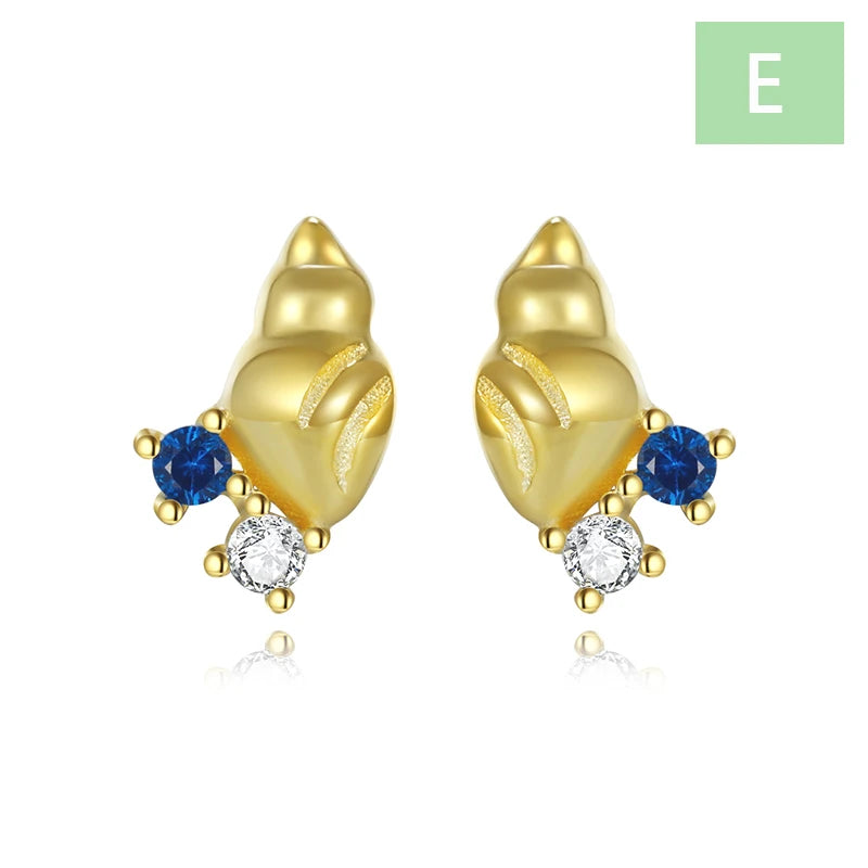 Sea Shell Stud Earrings Gift DS4572