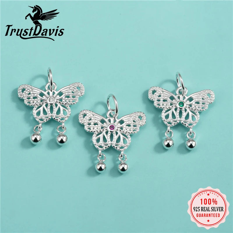 Fashion Sweet Butterfly Charm Pendant DZ1788