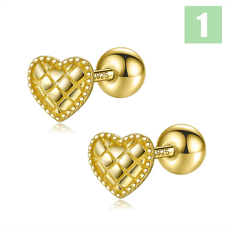Heart Stud Earrings DS3650