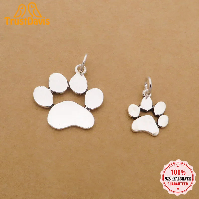 Cat Claw Pendant DIY Necklace Bracelet Accessories Fine S925 Jewelry HY806