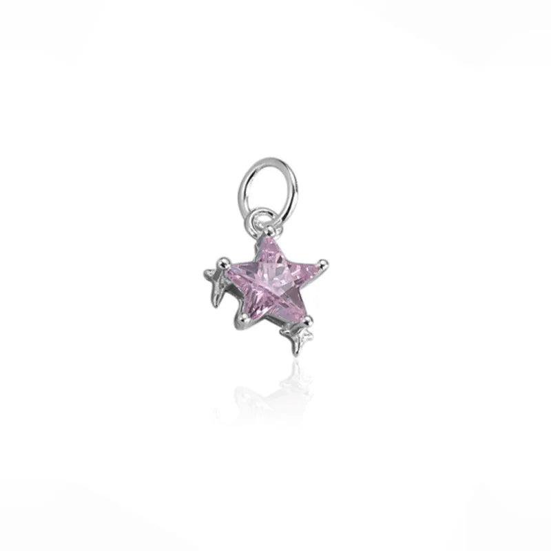 Fashion Zircon Star Charm Pendant DZ1768