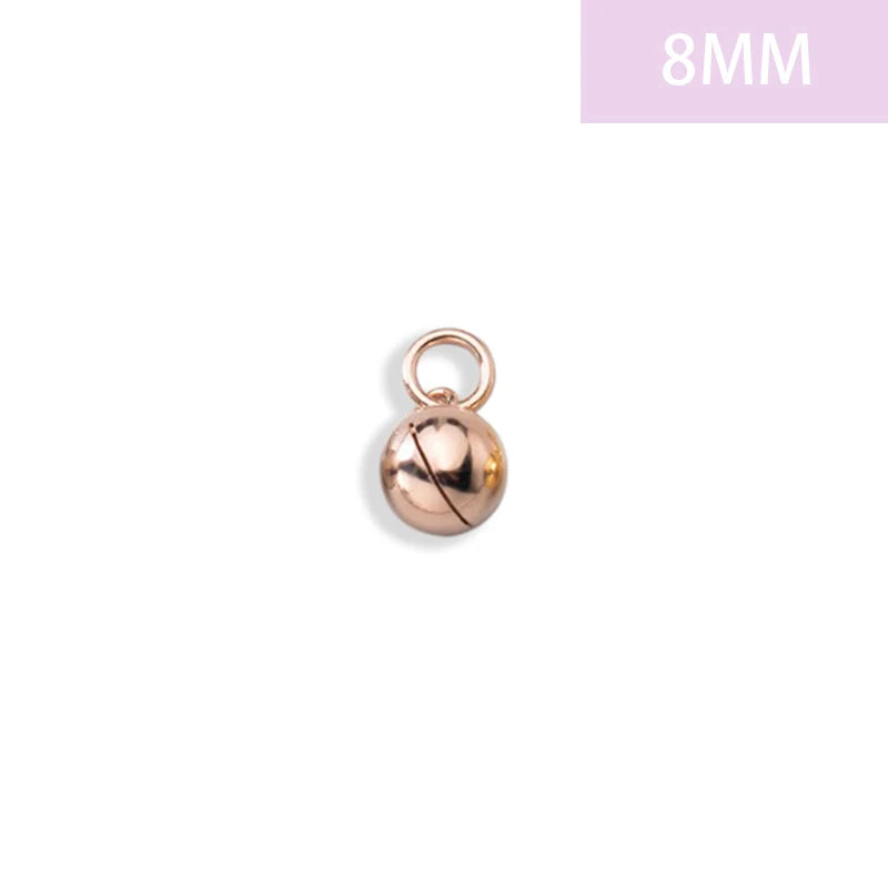 TrustDavis Real 925 Sterling Silver Glossy Round Small Bell Charm Pendant Handmade DIY Accessories Jewelry Wholesale DZ1792