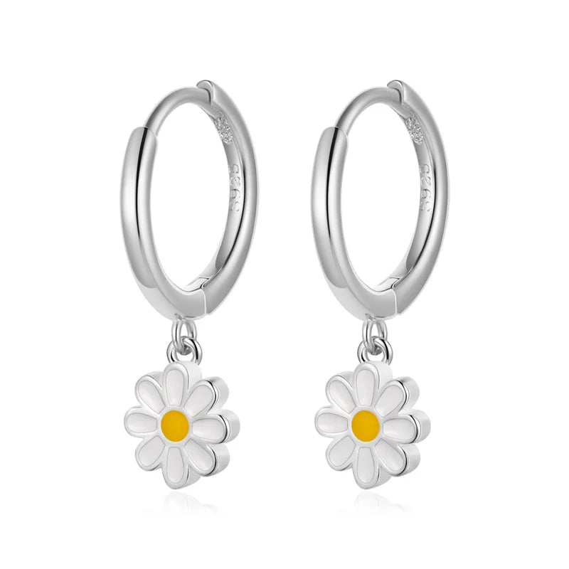 Fashion Sweet Flower Hoop Earring DS4117