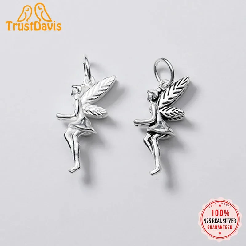 Angel Wing Fairy Charm Pendant DIY Accessories DZ276