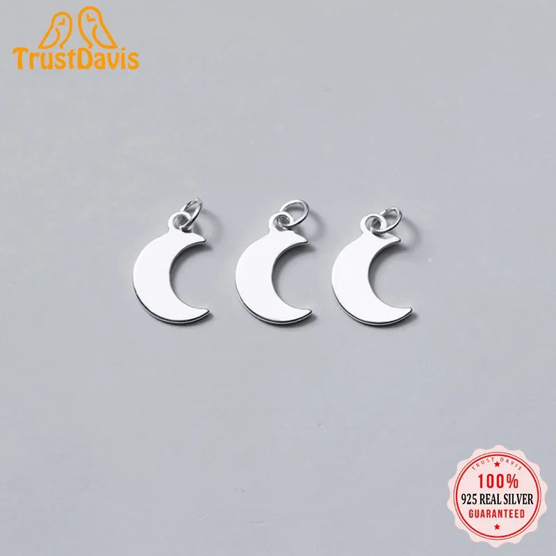 Moon Charm Pendant Handmade DIY Accessories HY956
