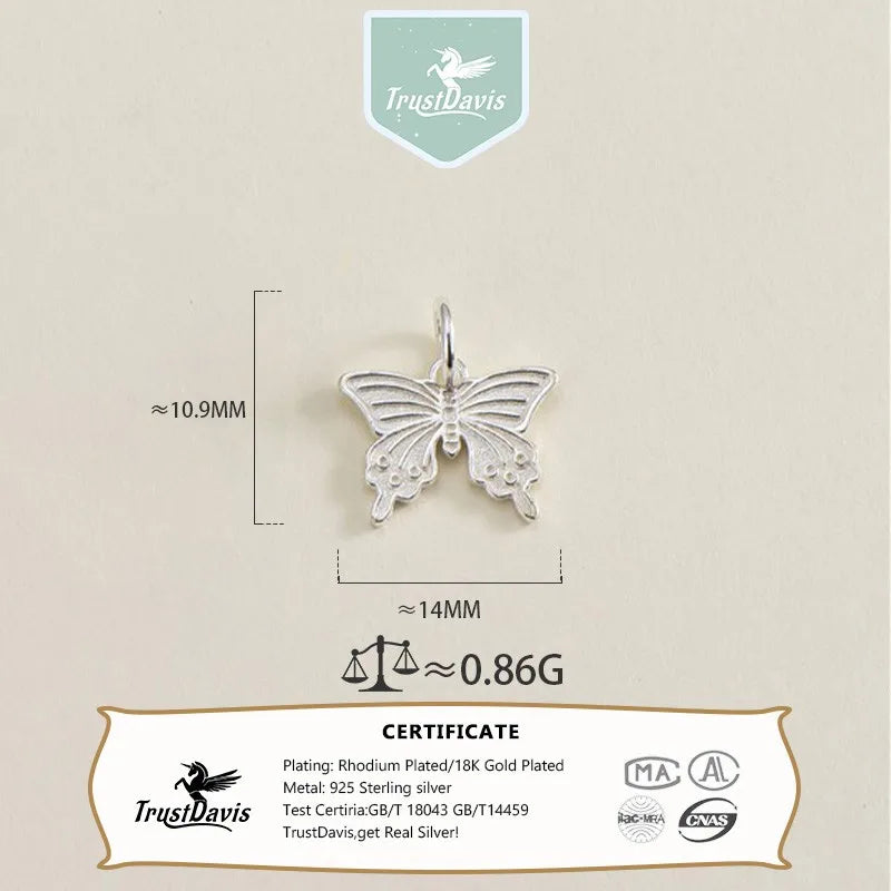 Butterfly Pendant Handmade DIY Accessories DZ1640