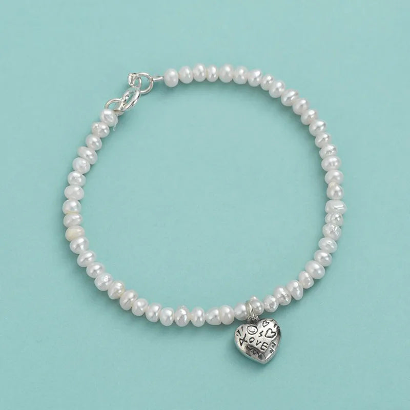 Retro Romantic Heart Smiley Pendant DZ1928