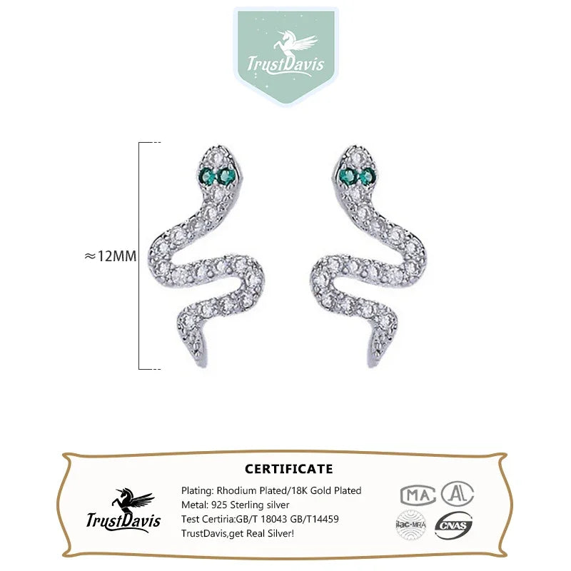 Romantic Animal Snake Crab Fish Rabbit Screw Stud Earrings DS4044
