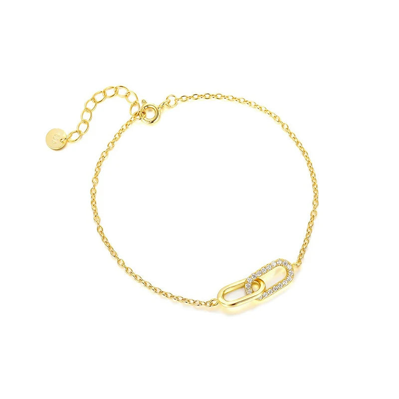 TrustDavis Girls 925 Sterling Silver Fashion Butterfly/Hollow heart/Lightning Bracelet for Women Girl Gift Fine Jewelry DS4662