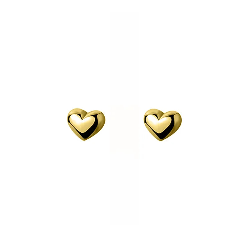 New Ellipse Charm Stud Earrings DB097