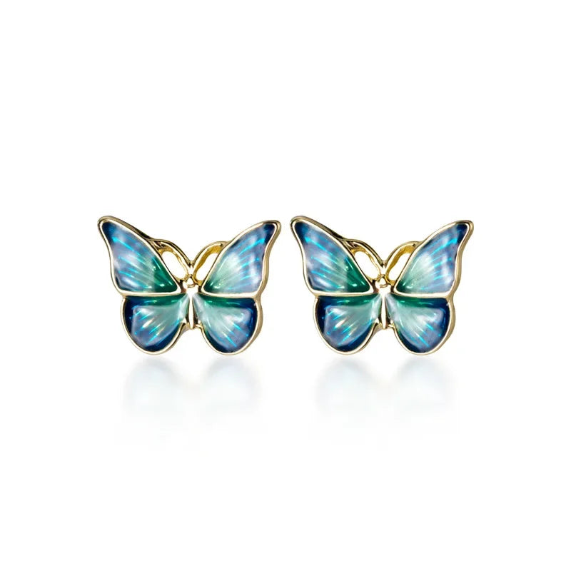 Wing Butterfly Stud Earrings DA481