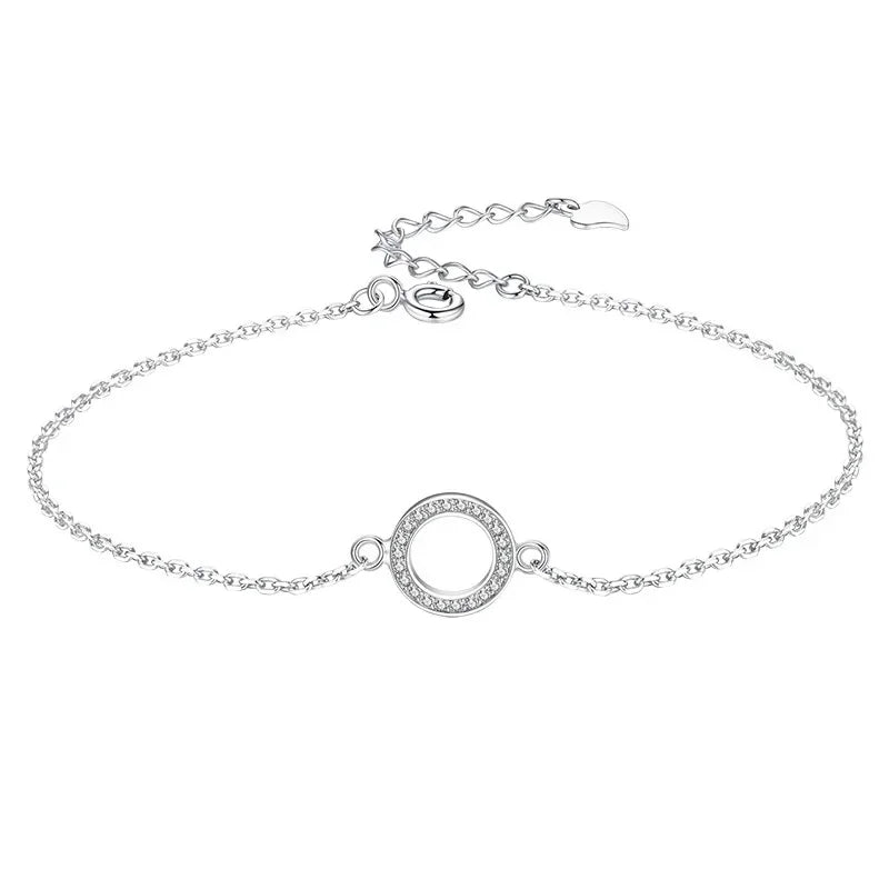 ElfoPlataSi Real 925 Sterling Silver Bracelet For women Jewelry 2942
