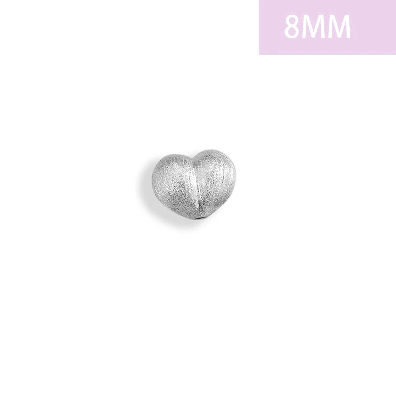 Bracelet Necklace Fashion Glossy Heart Separator Beads DZ1791