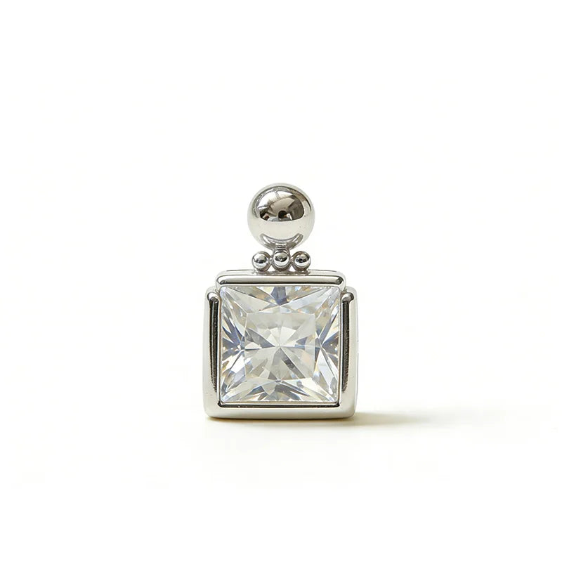 TrustDavis Real 925 Sterling Silver Sweet Mini Pendant Handmade DIY Fit Necklace Bracelet Accessories Fine Jewelry DZ1834