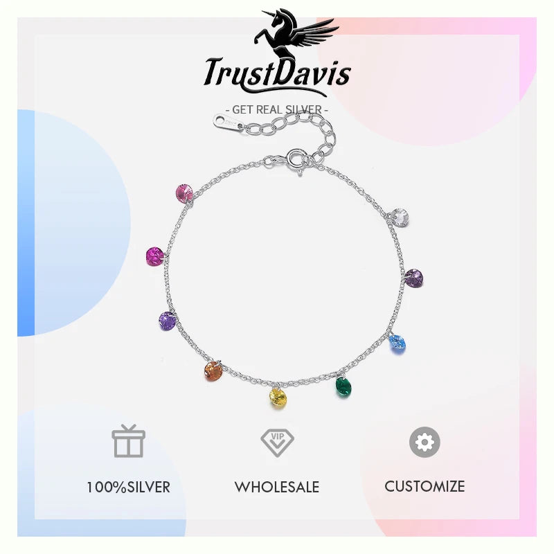 Colored Zircon Bracelet  DS4853