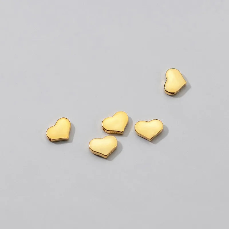 Fashion Sweet Heart Glossy Beads DZ1770