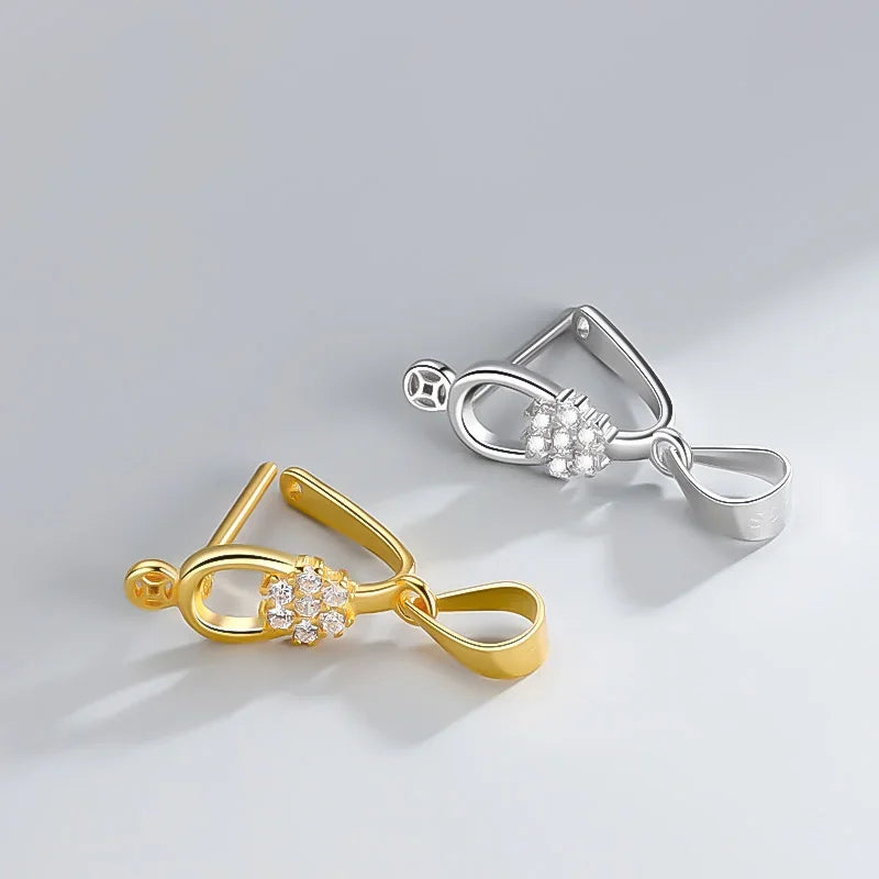 Openwork Flowers Pendants Clip Handmade DZ1157